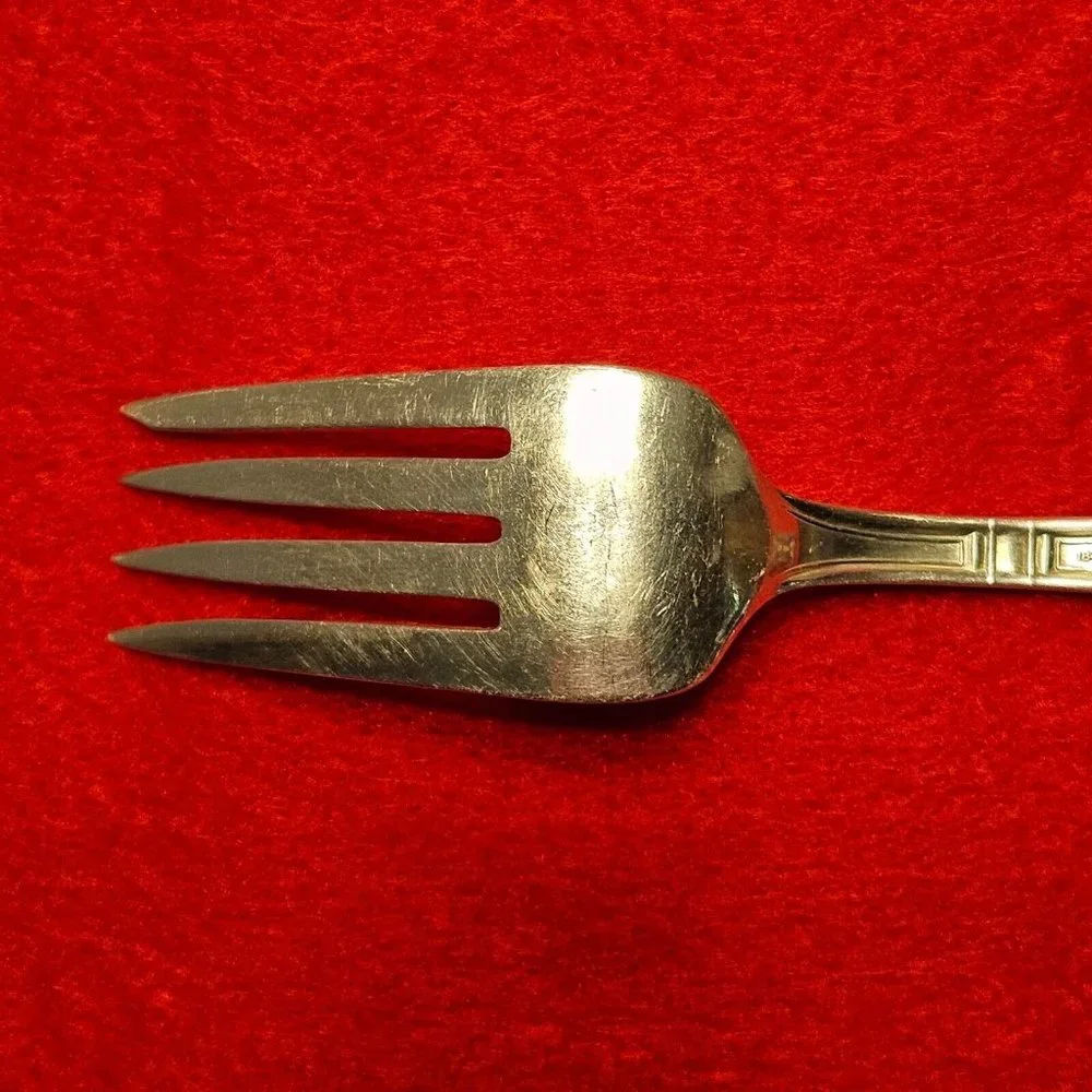 1847 Rogers Bros Silver-Plate Silverware - Lot of 11 Salad Forks w/Silvercloth